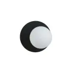Emibig Applique Murale Oslo Acier Noir | Convient pour 1x E14 - Max 10W
