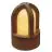 SLV Cone Vloerlamp Staal Roestig Rond | Buitenverlichting - IP54 - Geschikt voor 1x E14 