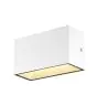 SLV Sitra M Up/Down Wandlamp Aluminium Wit 14W 1880lm - 830-840 CCT | Buitenverlichting - IP65